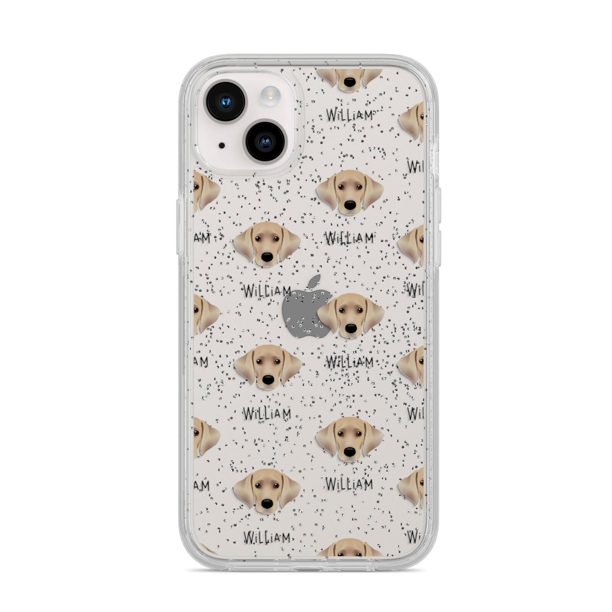 Cockador Icon with Name iPhone 14 Plus Glitter Tough Case Starlight