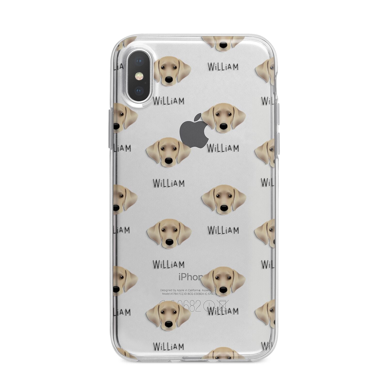 Cockador Icon with Name iPhone X Bumper Case on Silver iPhone Alternative Image 1