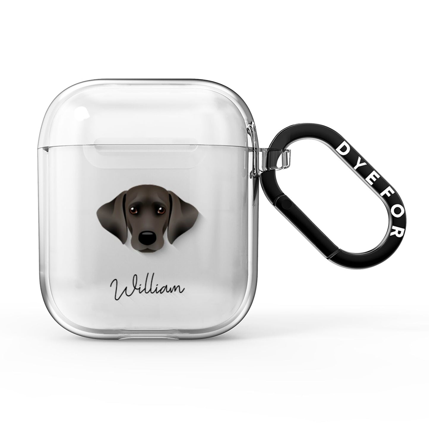 Cockador Personalised AirPods Clear Case