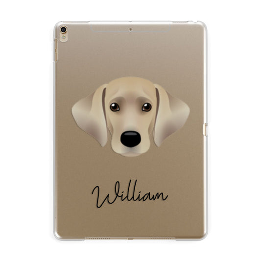 Cockador Personalised Apple iPad Gold Case