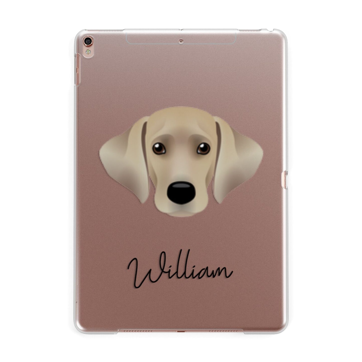 Cockador Personalised Apple iPad Rose Gold Case