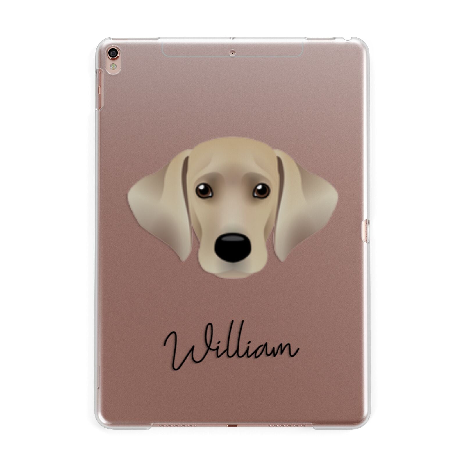 Cockador Personalised Apple iPad Rose Gold Case