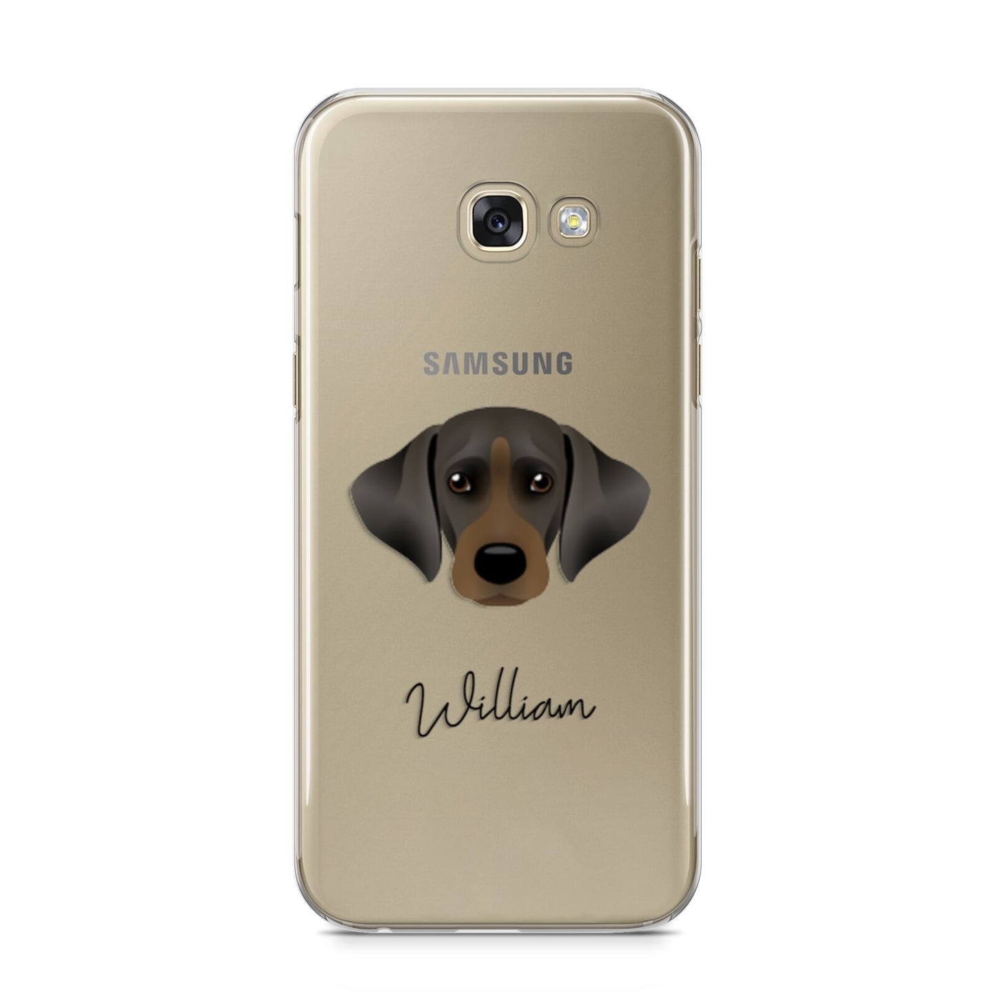Cockador Personalised Samsung Galaxy A5 2017 Case on gold phone