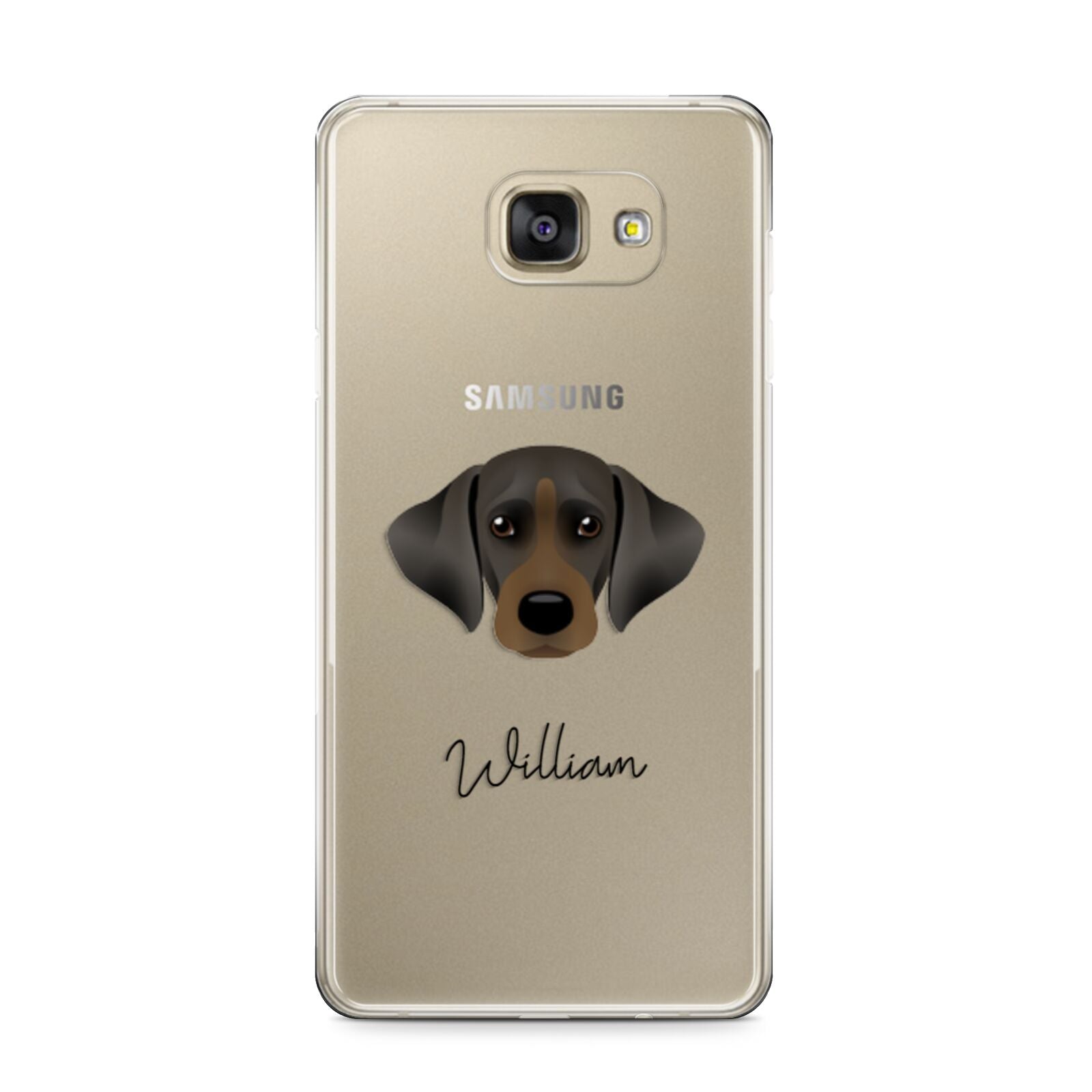 Cockador Personalised Samsung Galaxy A9 2016 Case on gold phone