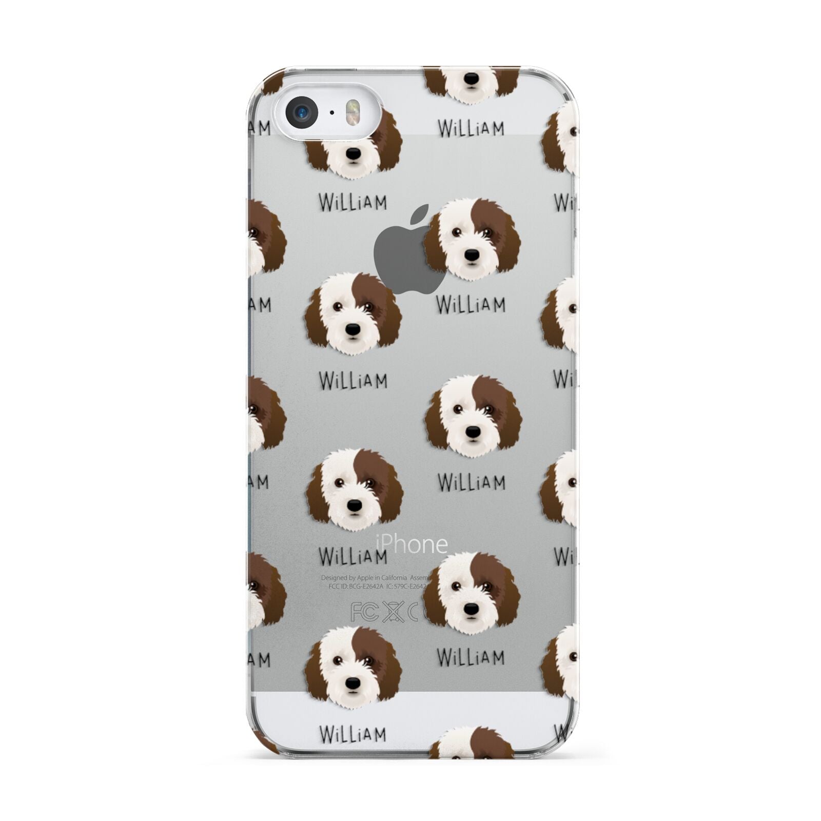 Cockapoo Icon with Name Apple iPhone 5 Case