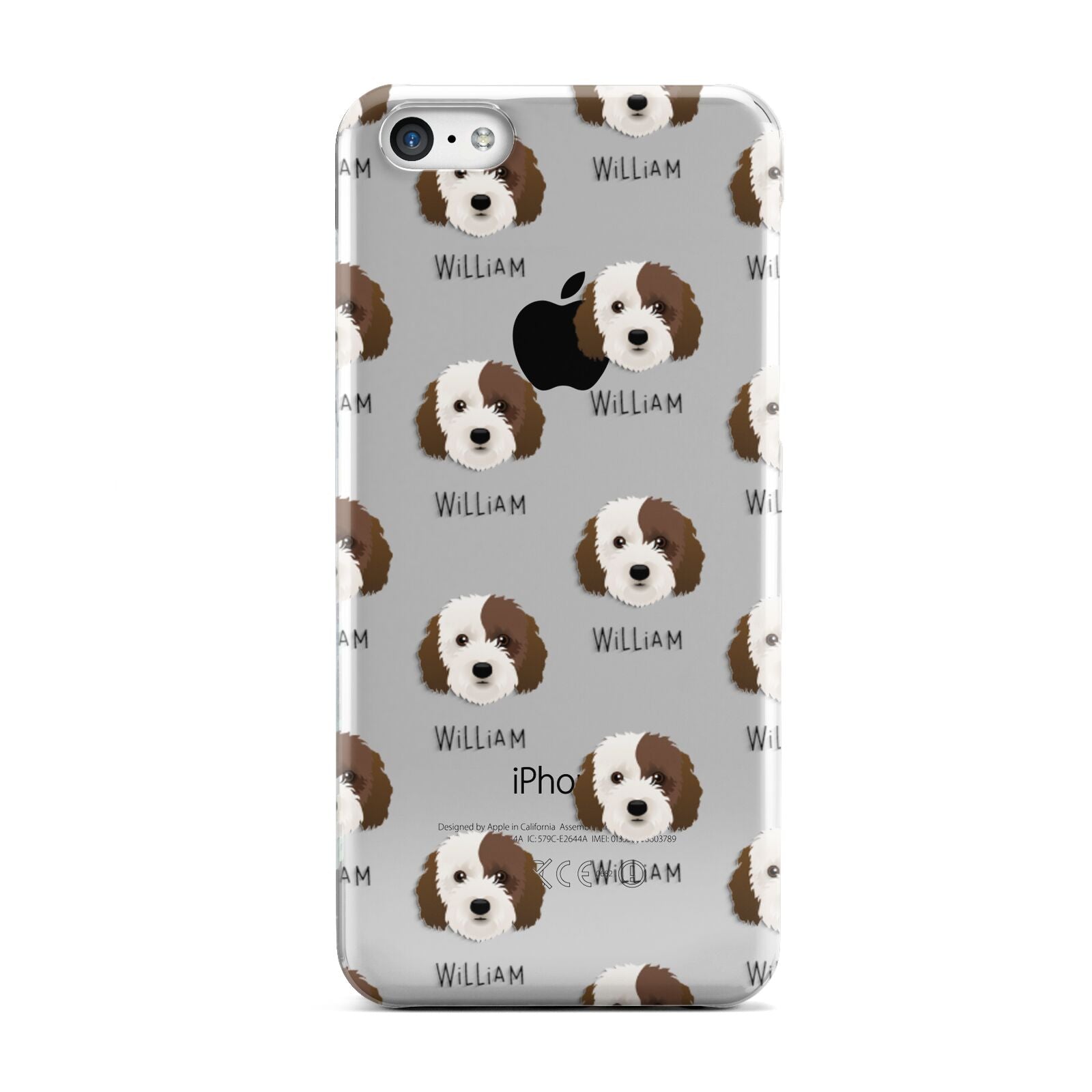 Cockapoo Icon with Name Apple iPhone 5c Case