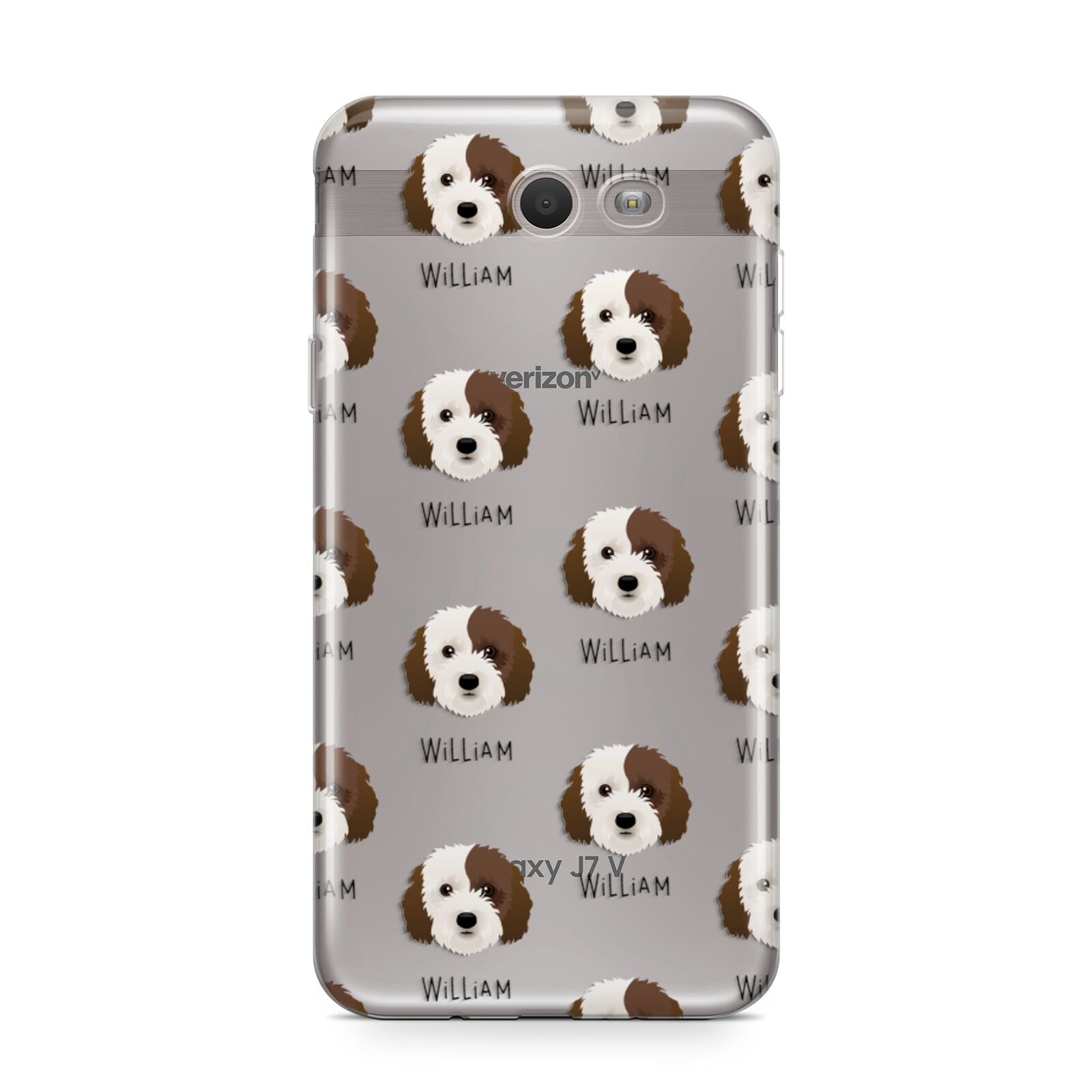 Cockapoo Icon with Name Samsung Galaxy J7 2017 Case
