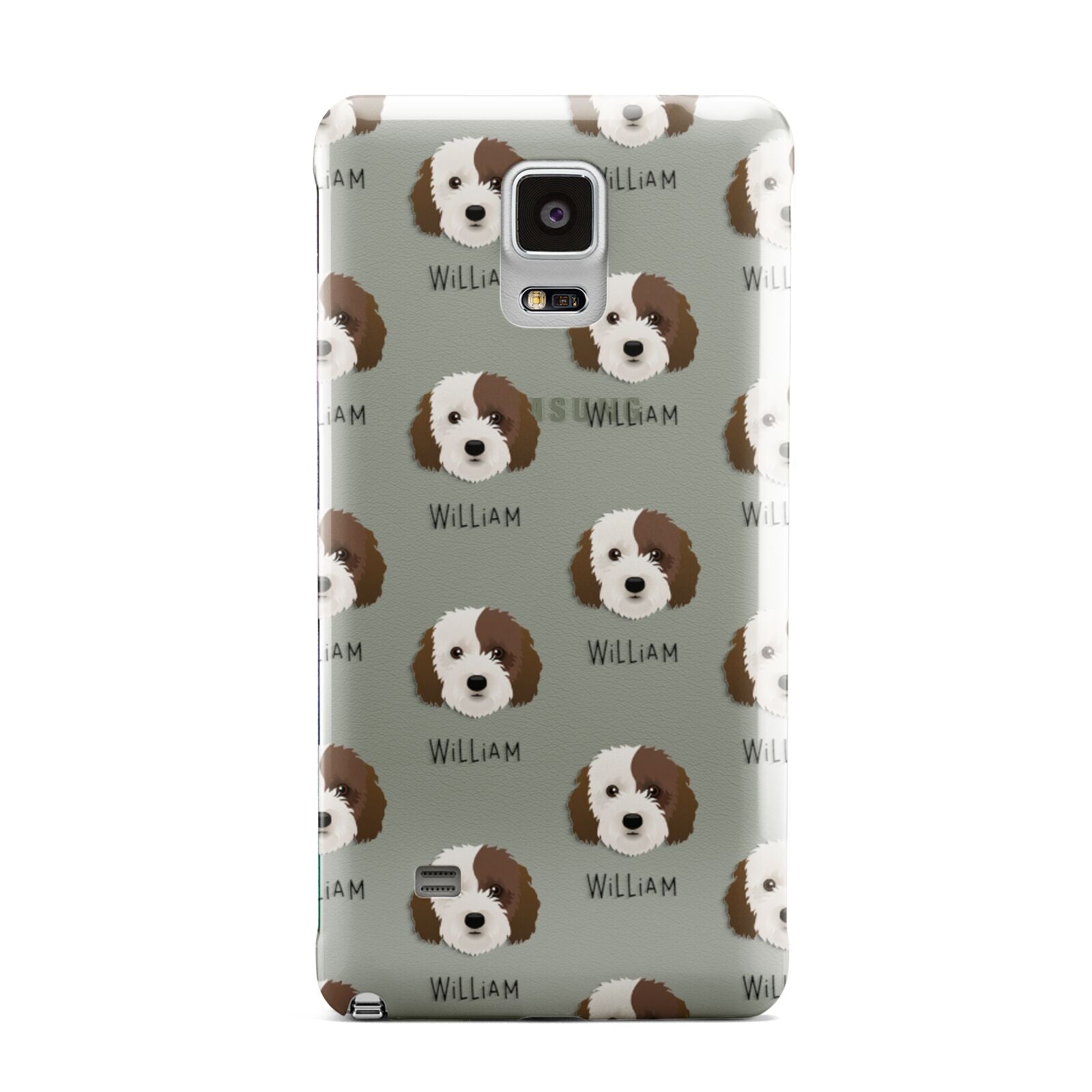 Cockapoo Icon with Name Samsung Galaxy Note 4 Case