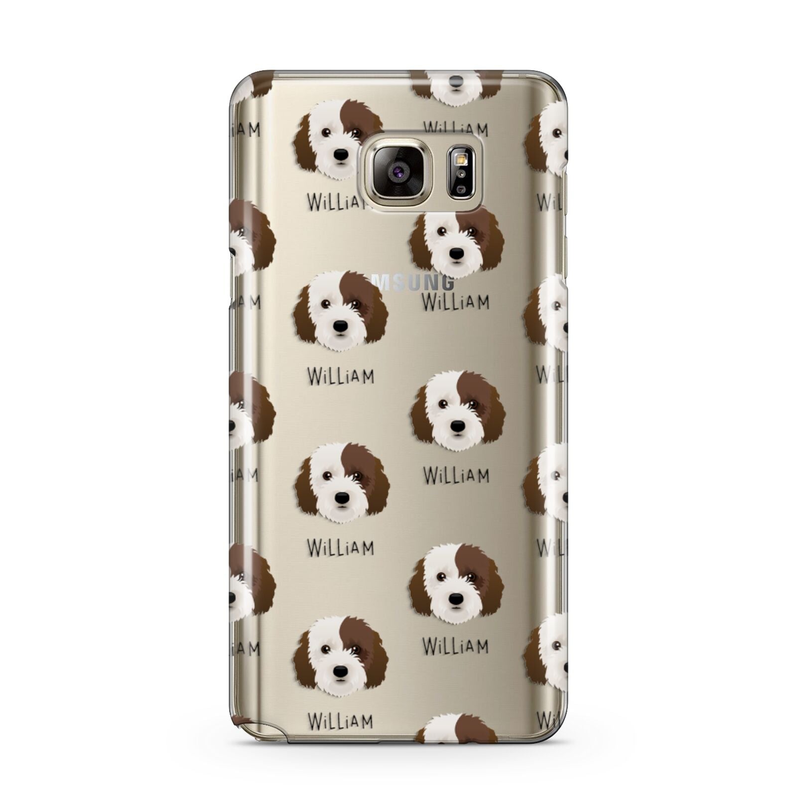 Cockapoo Icon with Name Samsung Galaxy Note 5 Case