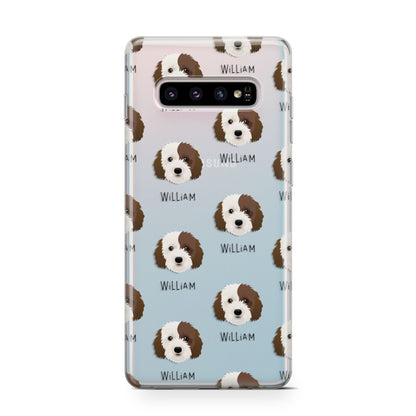 Cockapoo Icon with Name Samsung Galaxy S10 Case