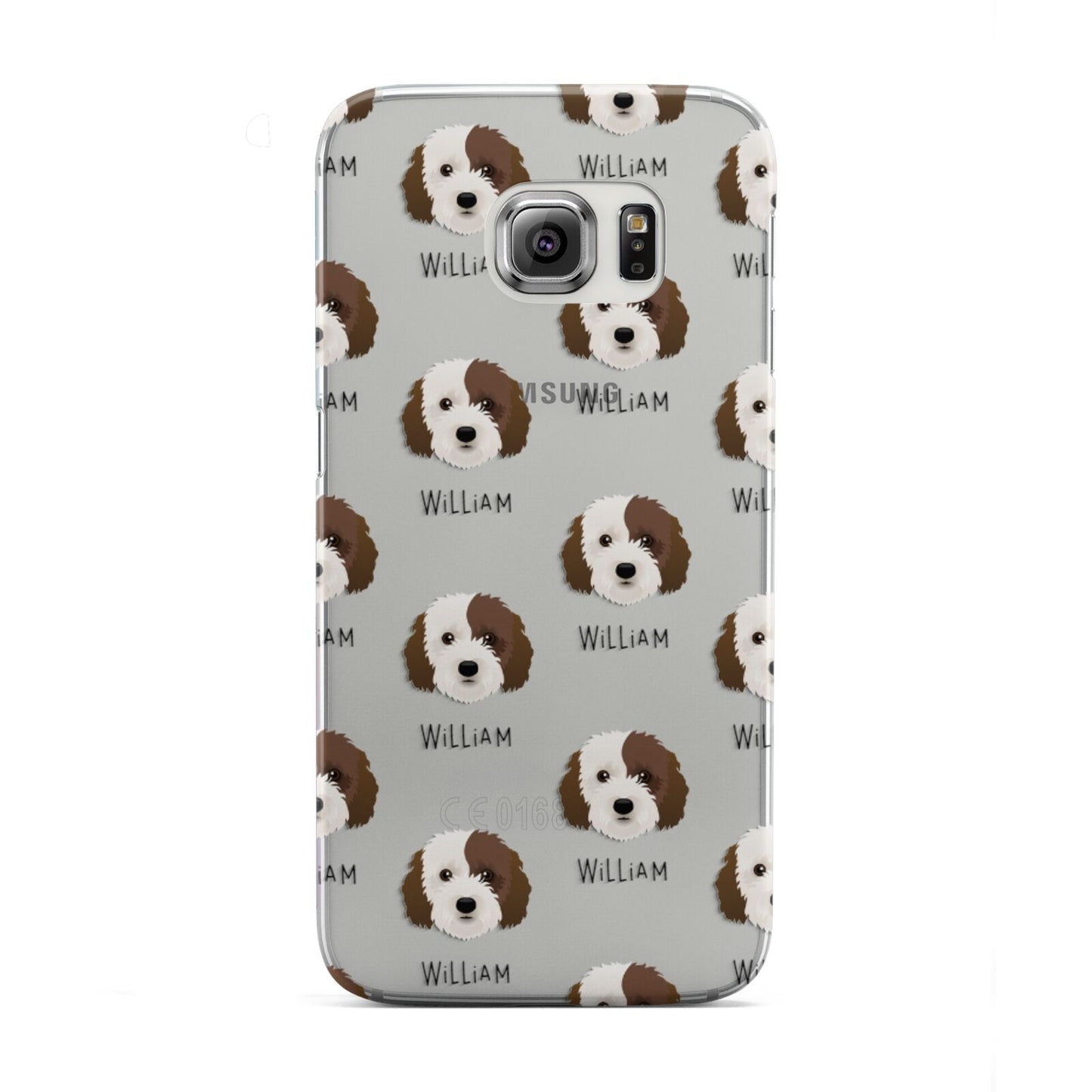 Cockapoo Icon with Name Samsung Galaxy S6 Edge Case