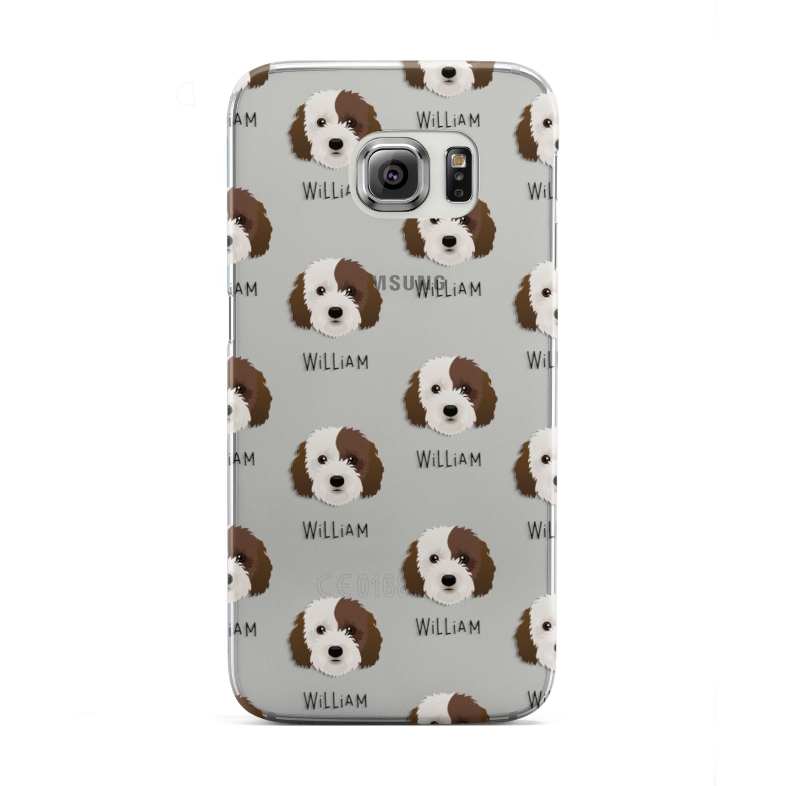 Cockapoo Icon with Name Samsung Galaxy S6 Edge Case