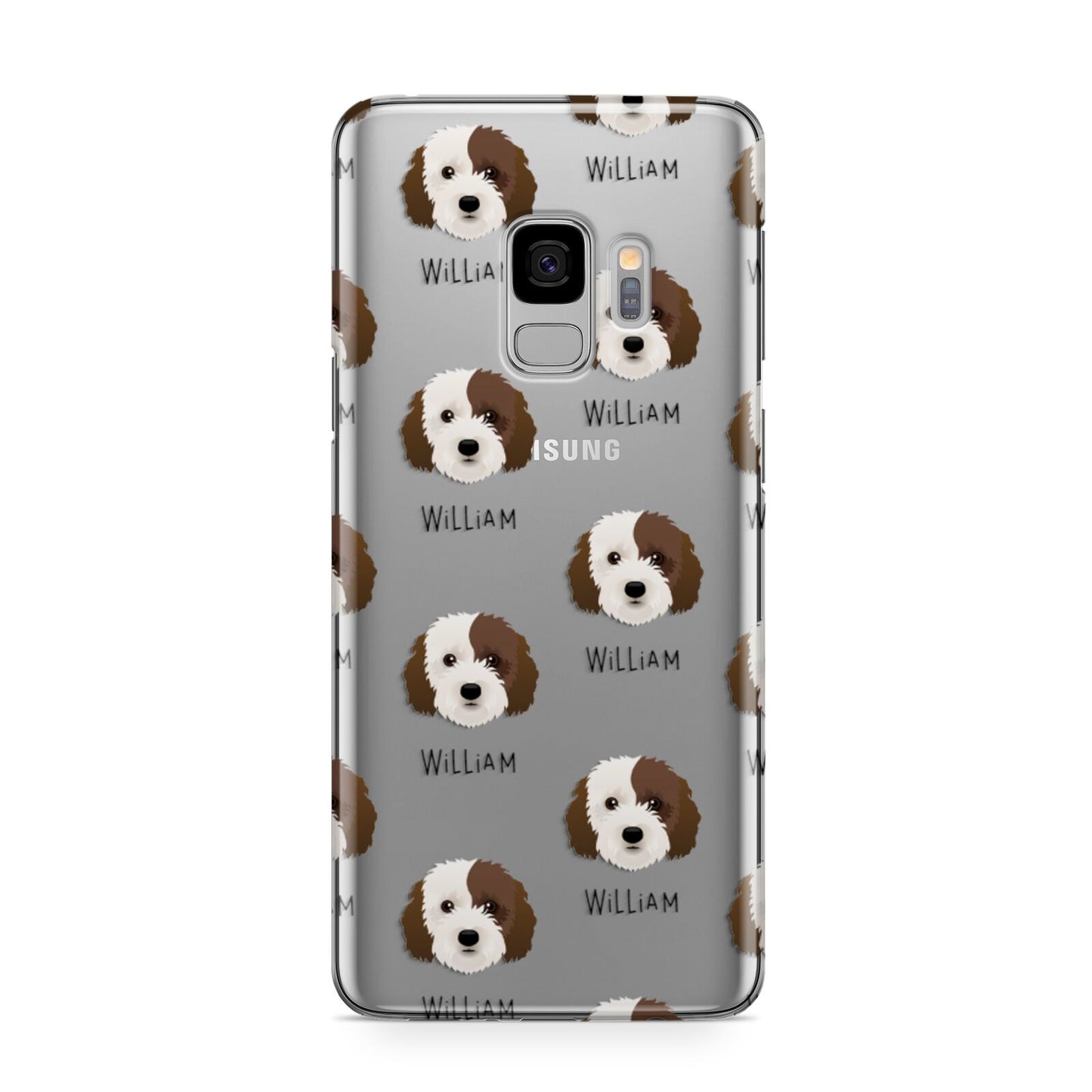 Cockapoo Icon with Name Samsung Galaxy S9 Case