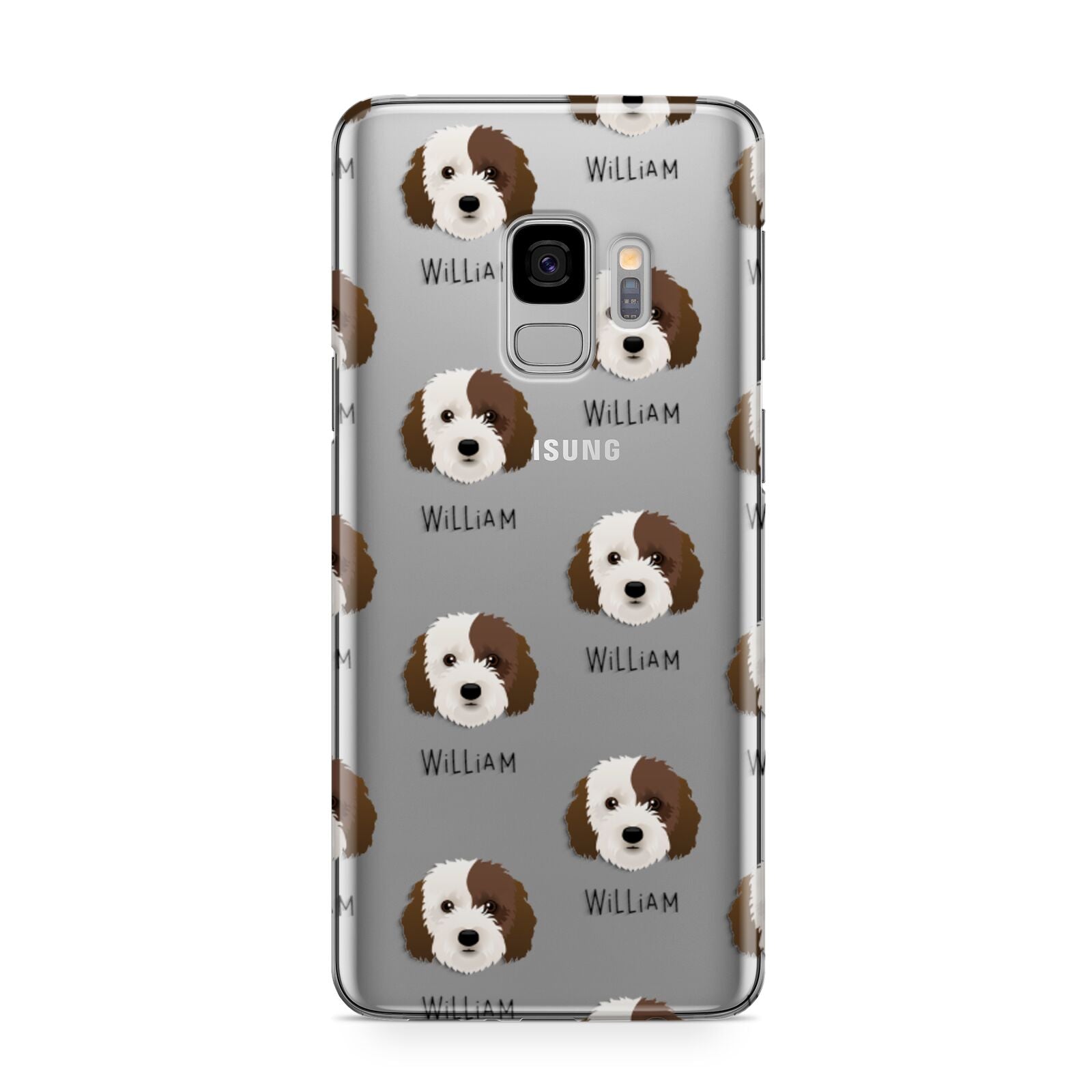 Cockapoo Icon with Name Samsung Galaxy S9 Case