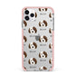 Cockapoo Icon with Name iPhone 11 Pro Max Impact Pink Edge Case