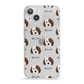 Cockapoo Icon with Name iPhone 13 Clear Bumper Case
