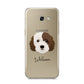 Cockapoo Personalised Samsung Galaxy A5 2017 Case on gold phone