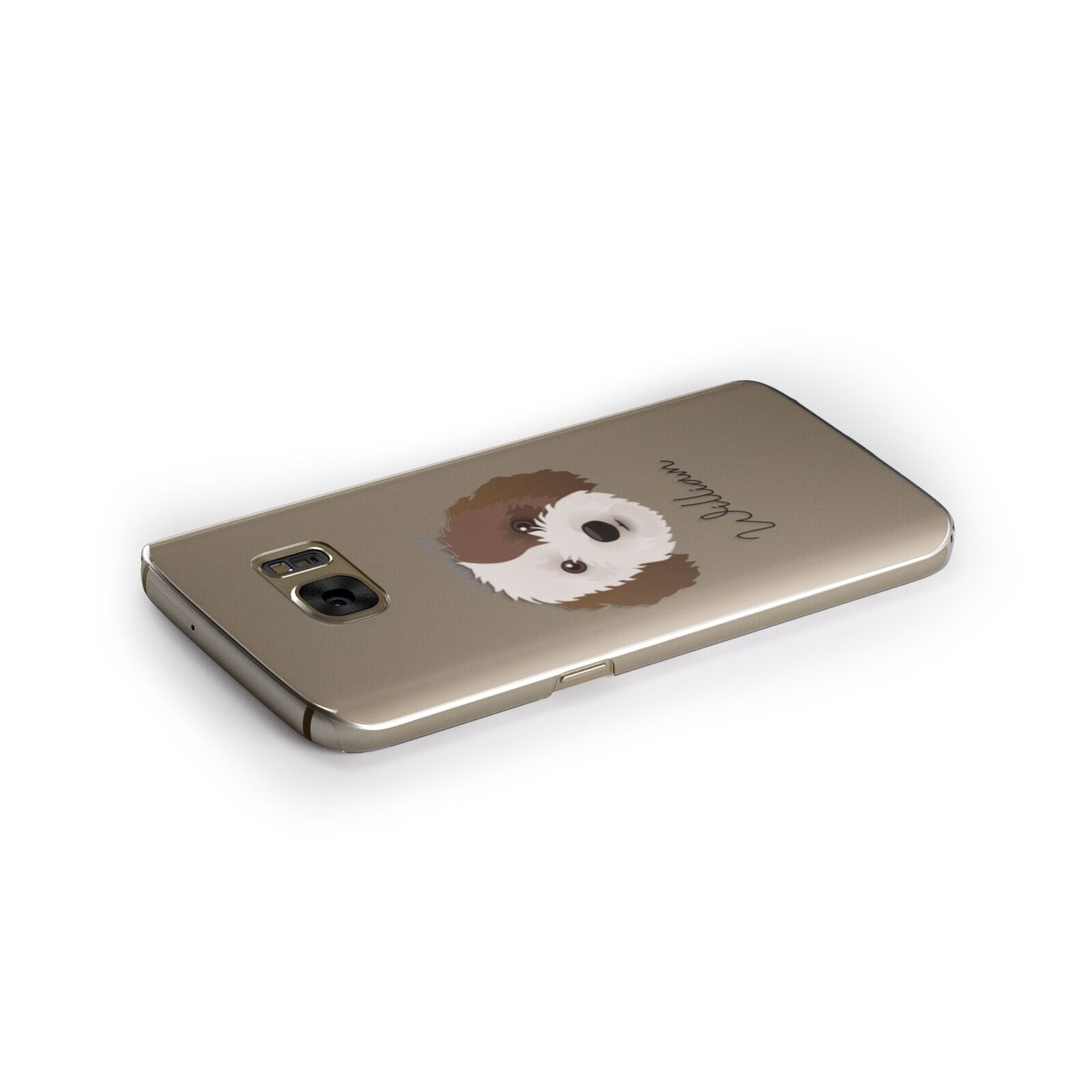 Cockapoo Personalised Samsung Galaxy Case Side Close Up