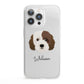 Cockapoo Personalised iPhone 13 Pro Clear Bumper Case