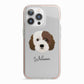 Cockapoo Personalised iPhone 13 Pro TPU Impact Case with Pink Edges