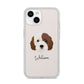 Cockapoo Personalised iPhone 14 Clear Tough Case Starlight