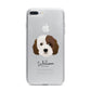 Cockapoo Personalised iPhone 7 Plus Bumper Case on Silver iPhone