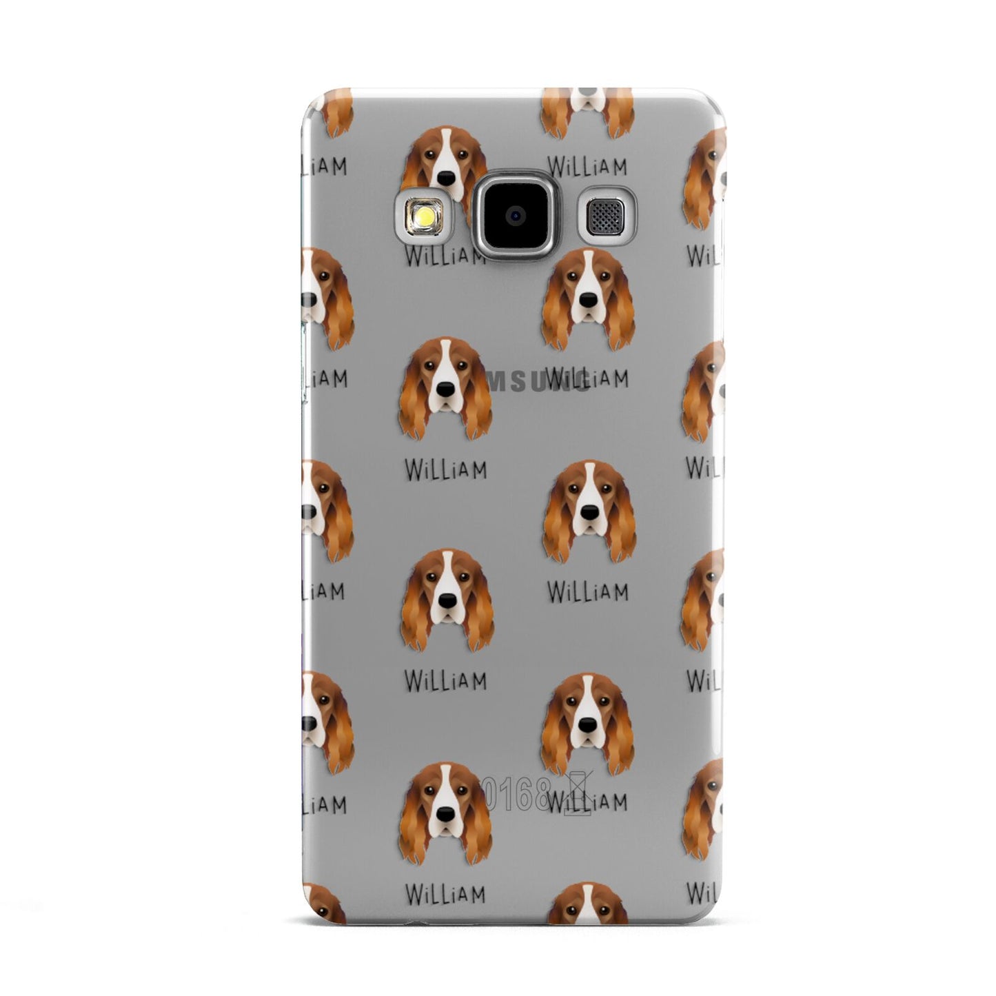 Cocker Spaniel Icon with Name Samsung Galaxy A5 Case