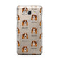 Cocker Spaniel Icon with Name Samsung Galaxy J5 2016 Case