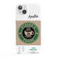 Coffee Cup Personalised iPhone 13 Full Wrap 3D Snap Case