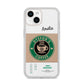 Coffee Cup Personalised iPhone 14 Clear Tough Case Starlight