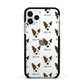 Cojack Icon with Name Apple iPhone 11 Pro in Silver with Black Impact Case
