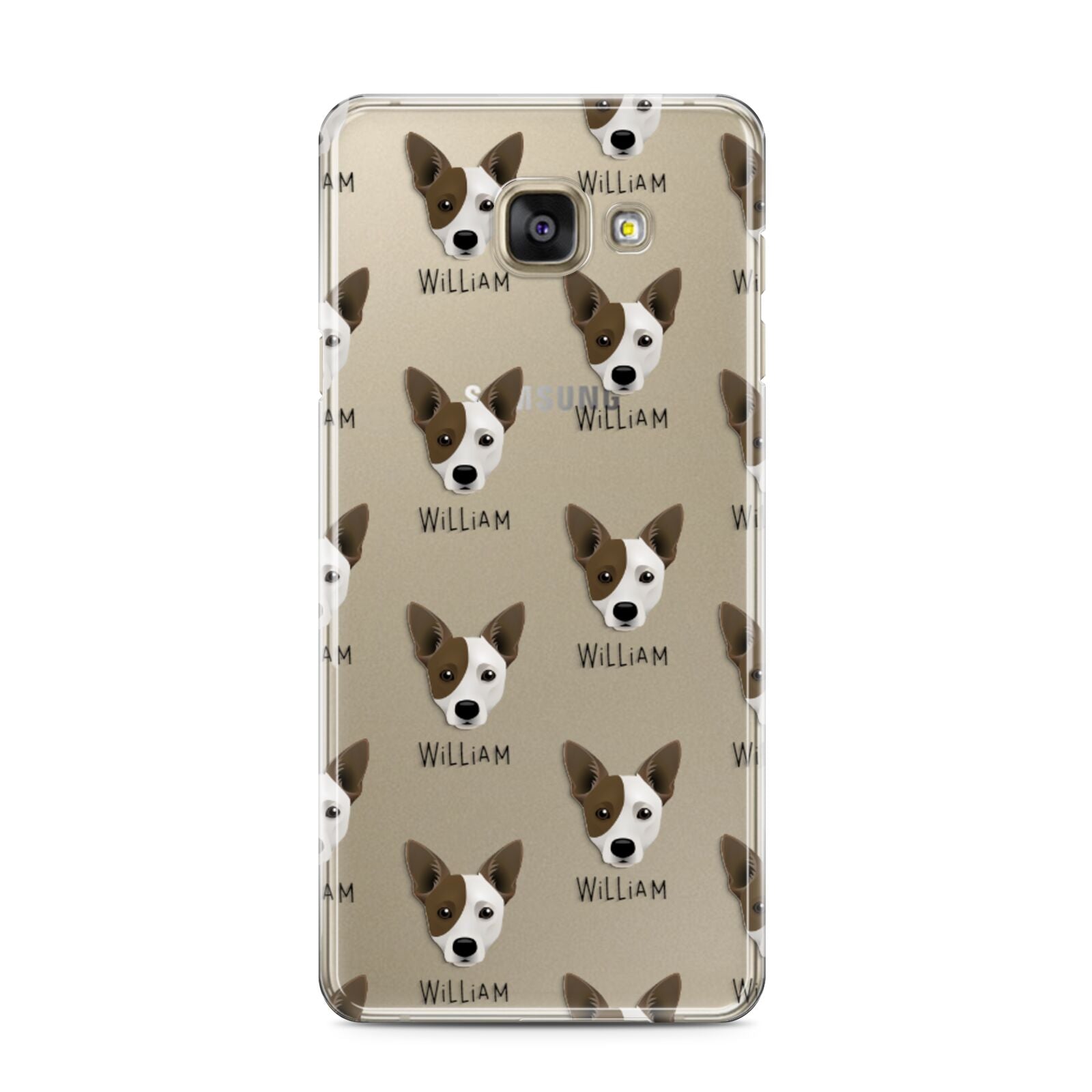 Cojack Icon with Name Samsung Galaxy A3 2016 Case on gold phone