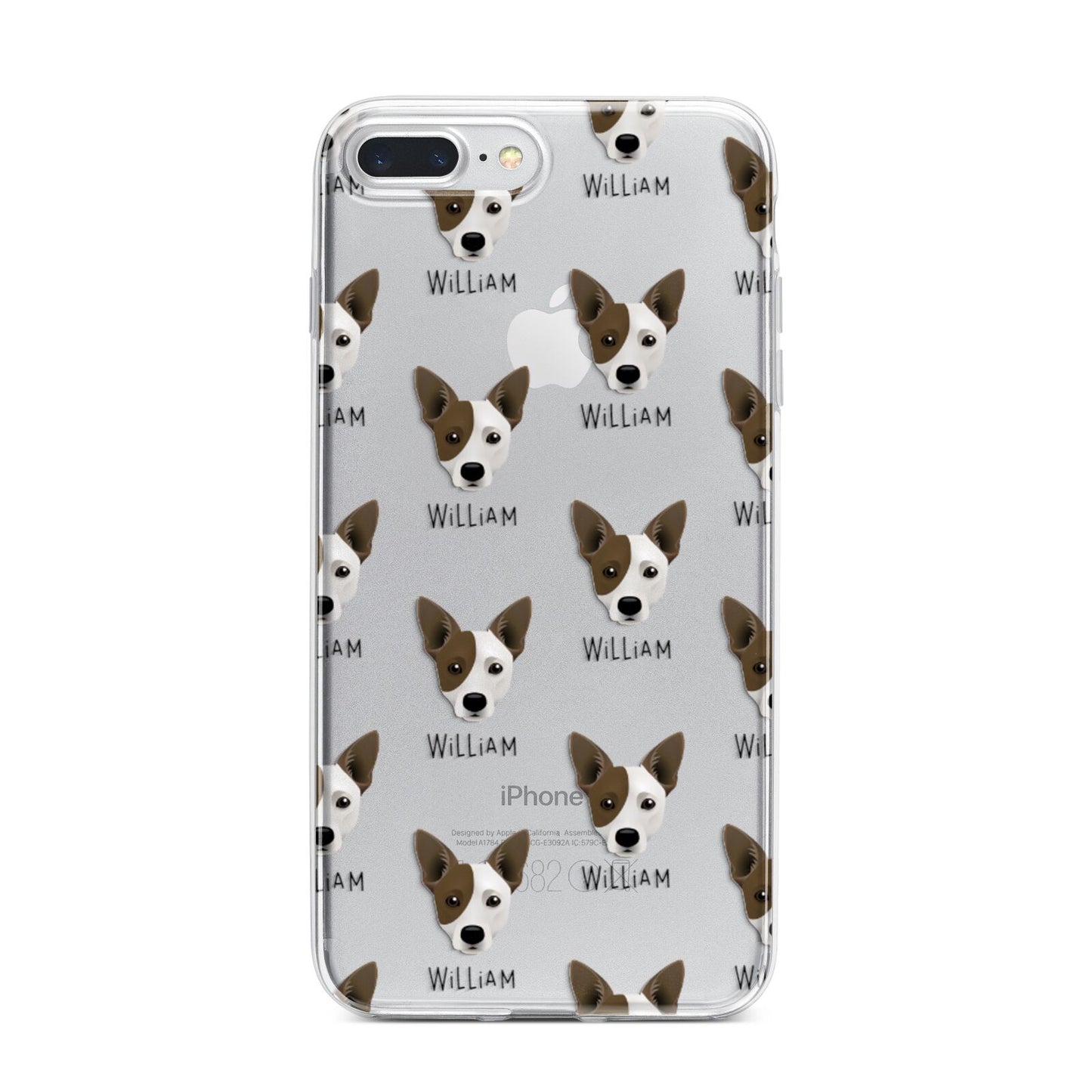 Cojack Icon with Name iPhone 7 Plus Bumper Case on Silver iPhone