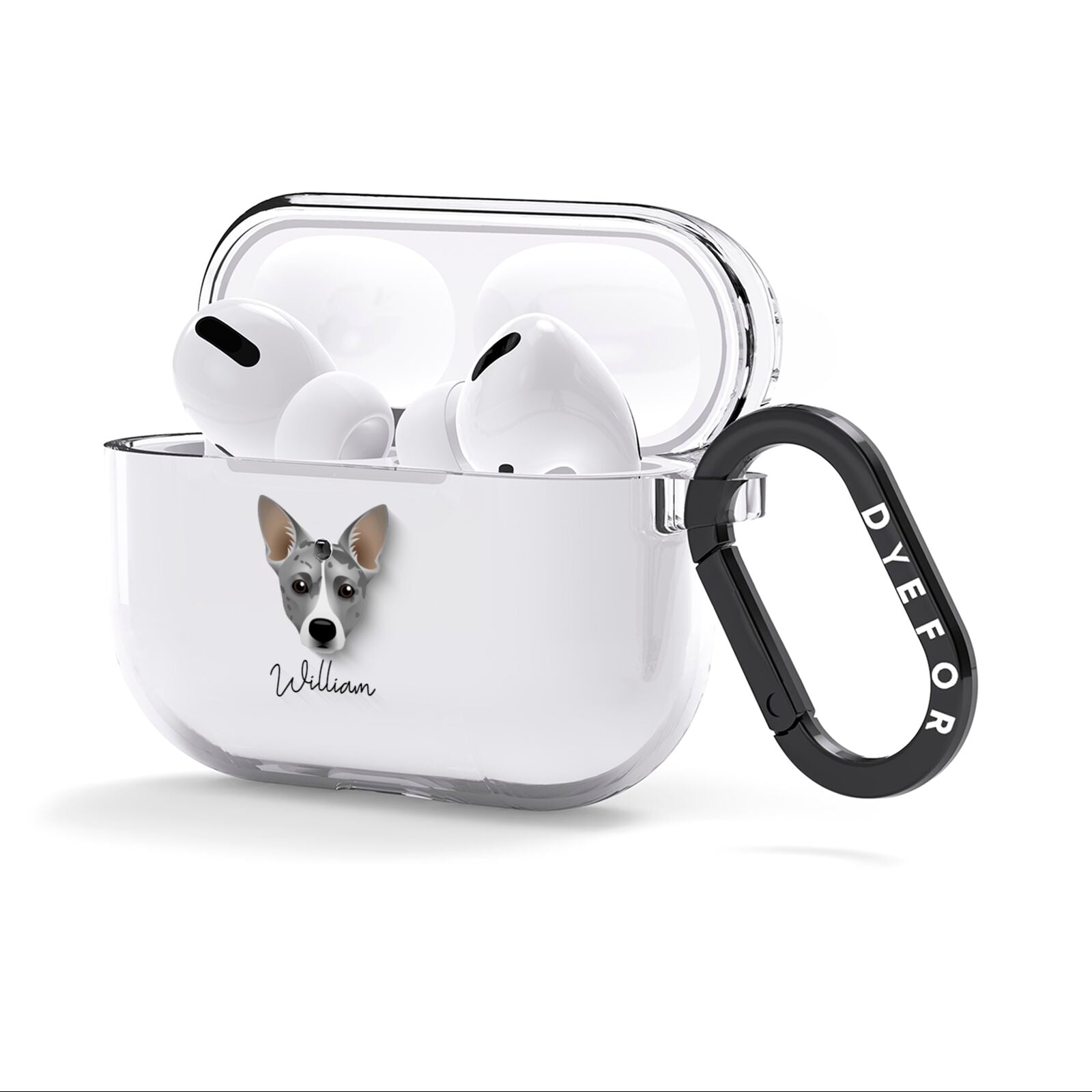 Cojack Personalised AirPods Clear Case 3rd Gen Side Image