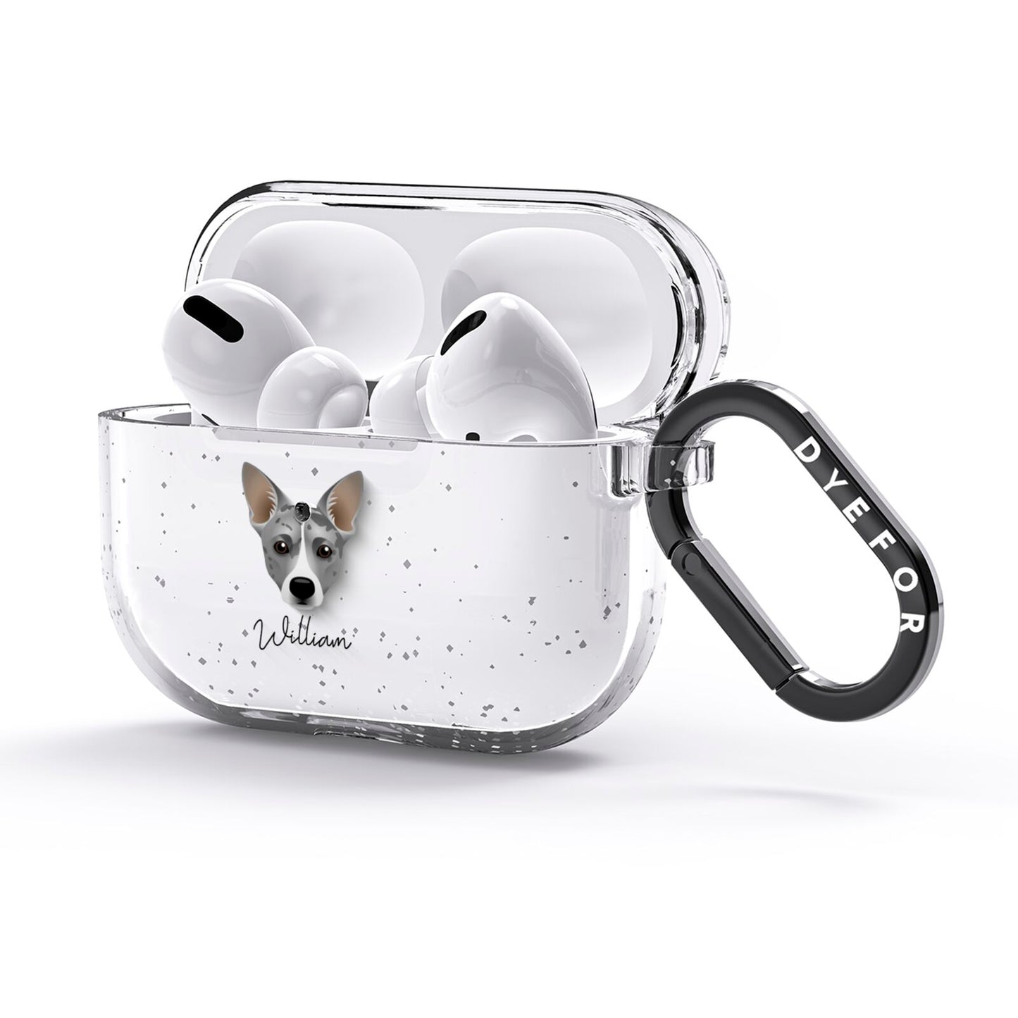 Cojack Personalised AirPods Glitter Case 3rd Gen Side Image