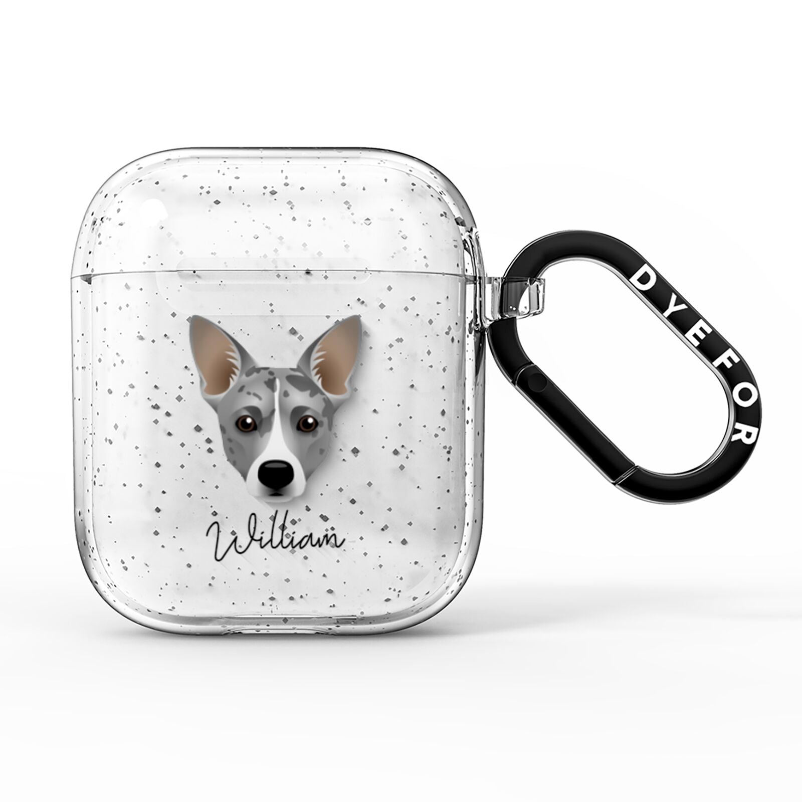 Cojack Personalised AirPods Glitter Case