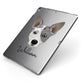 Cojack Personalised Apple iPad Case on Grey iPad Side View