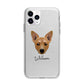 Cojack Personalised Apple iPhone 11 Pro Max in Silver with Bumper Case