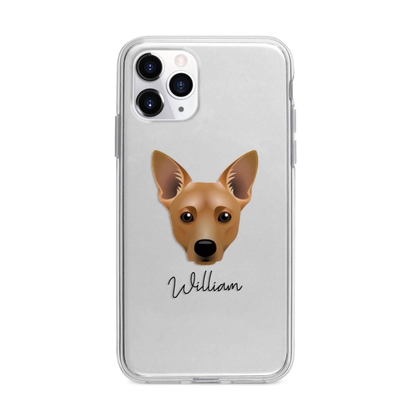 Cojack Personalised Apple iPhone 11 Pro in Silver with Bumper Case