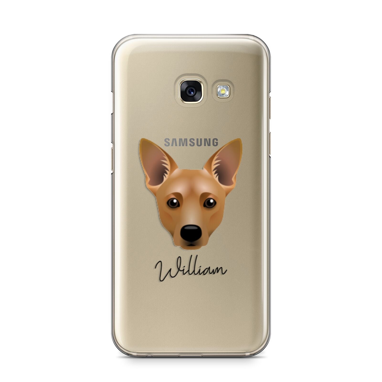 Cojack Personalised Samsung Galaxy A3 2017 Case on gold phone