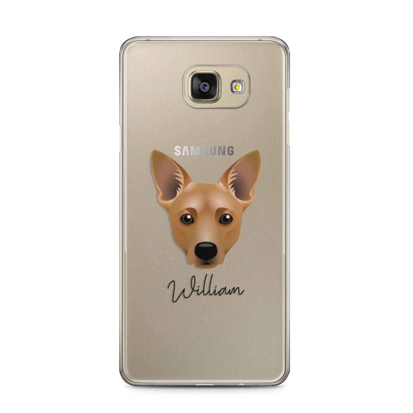 Cojack Personalised Samsung Galaxy A5 2016 Case on gold phone