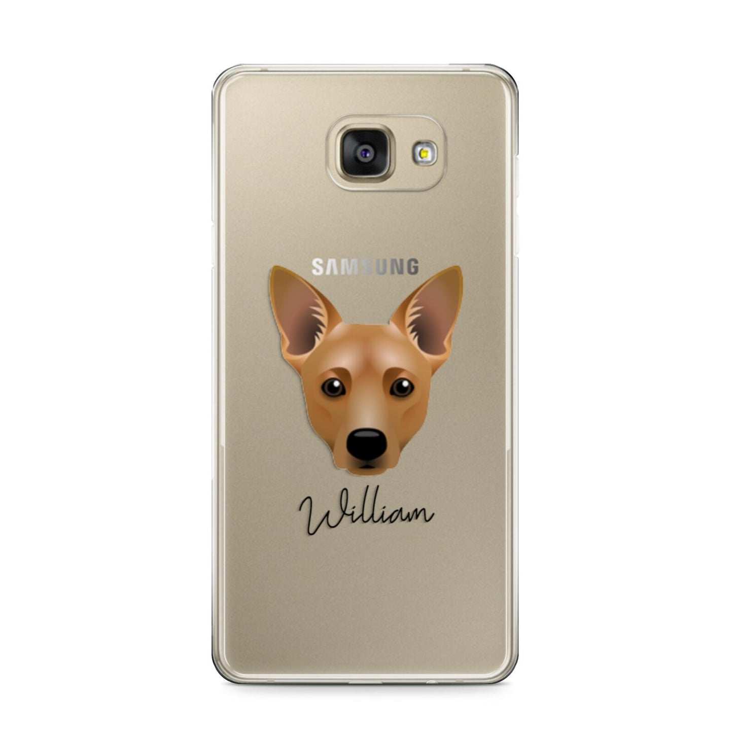 Cojack Personalised Samsung Galaxy A9 2016 Case on gold phone
