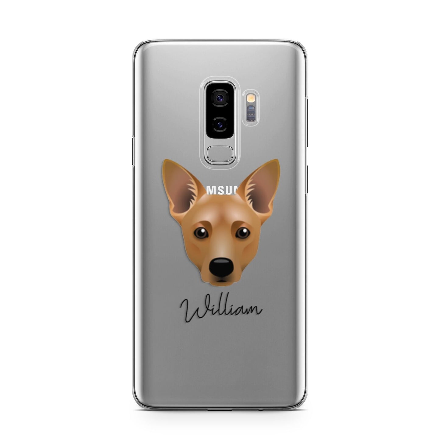 Cojack Personalised Samsung Galaxy S9 Plus Case on Silver phone