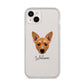 Cojack Personalised iPhone 14 Plus Clear Tough Case Starlight