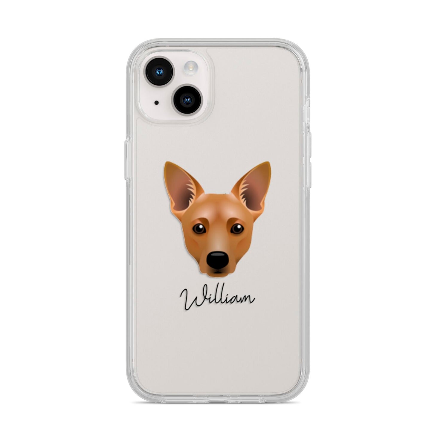 Cojack Personalised iPhone 14 Plus Clear Tough Case Starlight