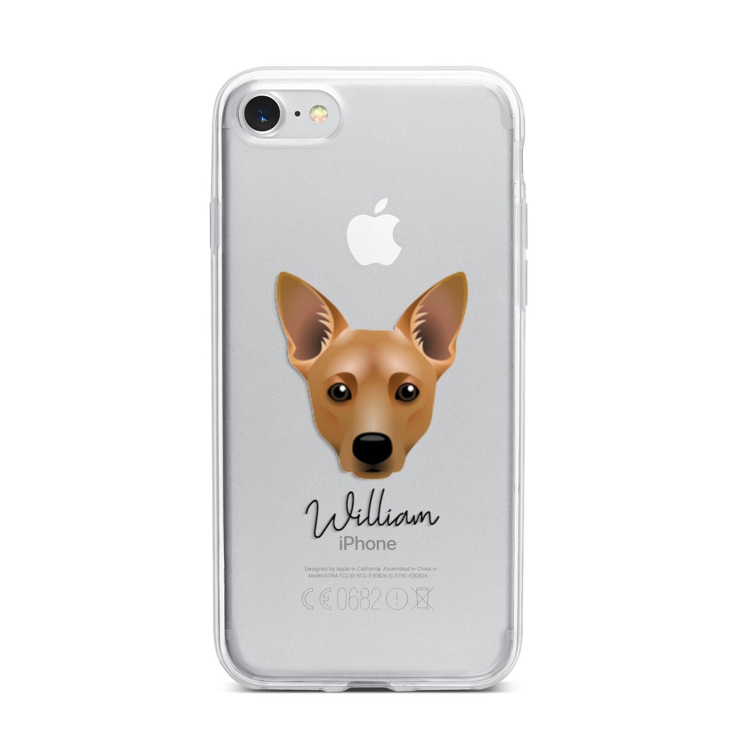 Cojack Personalised iPhone 7 Bumper Case on Silver iPhone