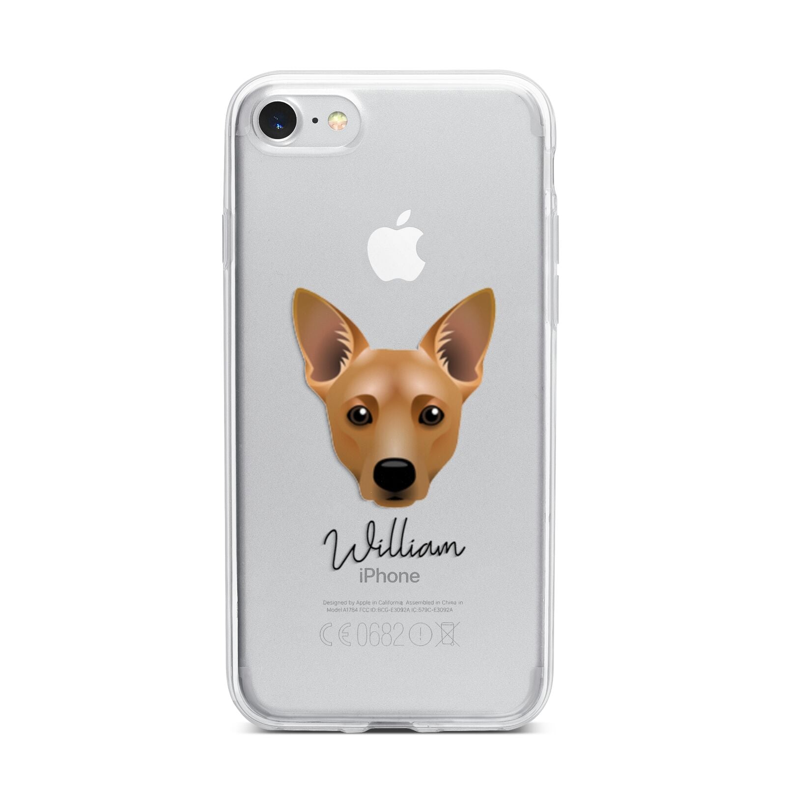 Cojack Personalised iPhone 7 Bumper Case on Silver iPhone
