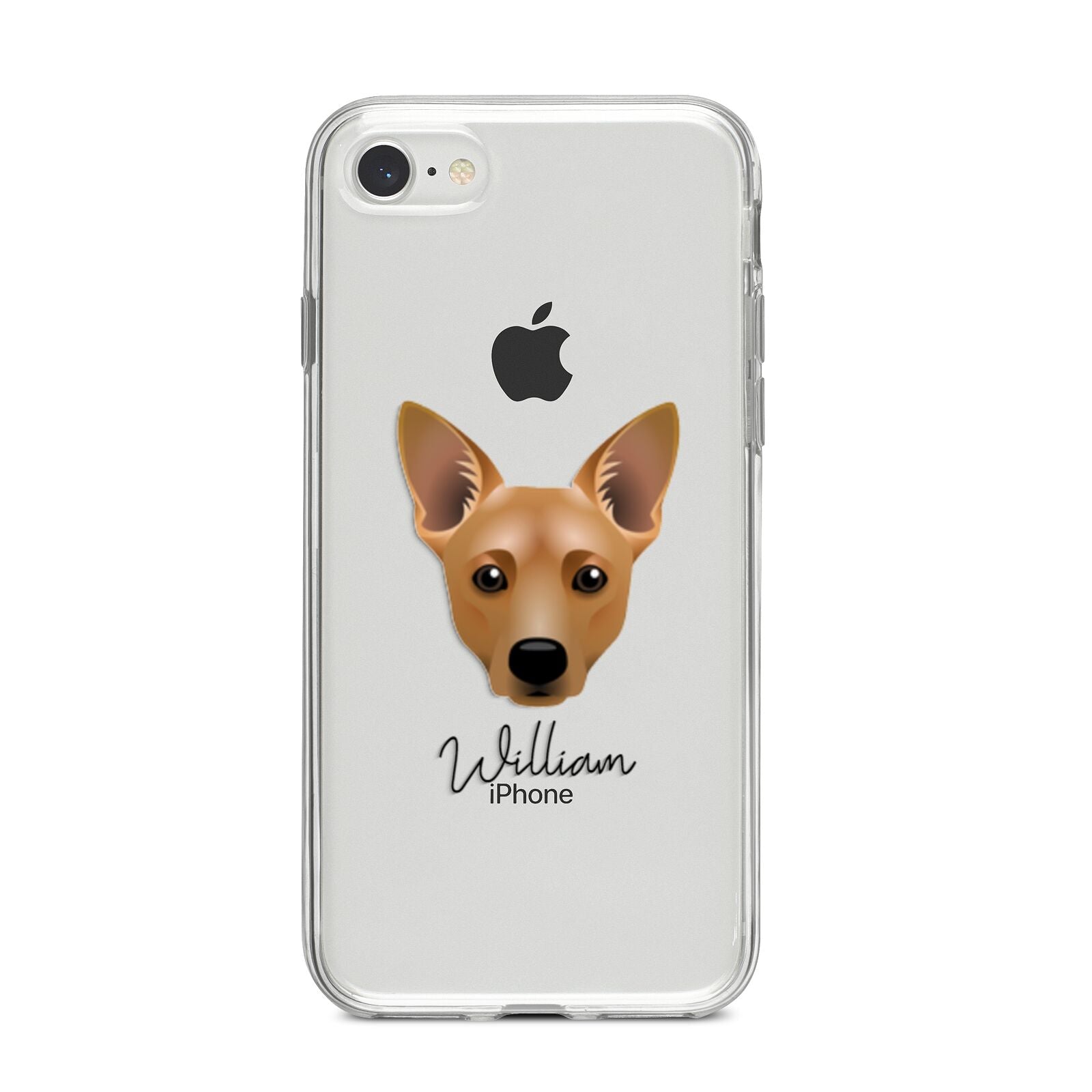 Cojack Personalised iPhone 8 Bumper Case on Silver iPhone