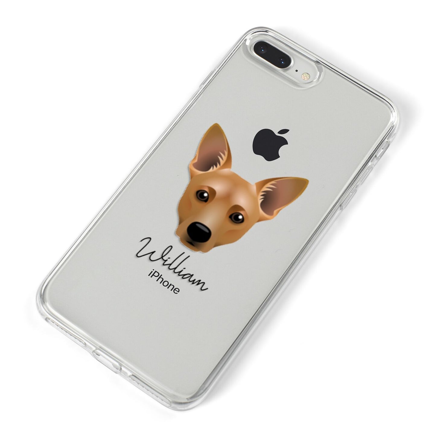 Cojack Personalised iPhone 8 Plus Bumper Case on Silver iPhone Alternative Image