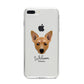 Cojack Personalised iPhone 8 Plus Bumper Case on Silver iPhone